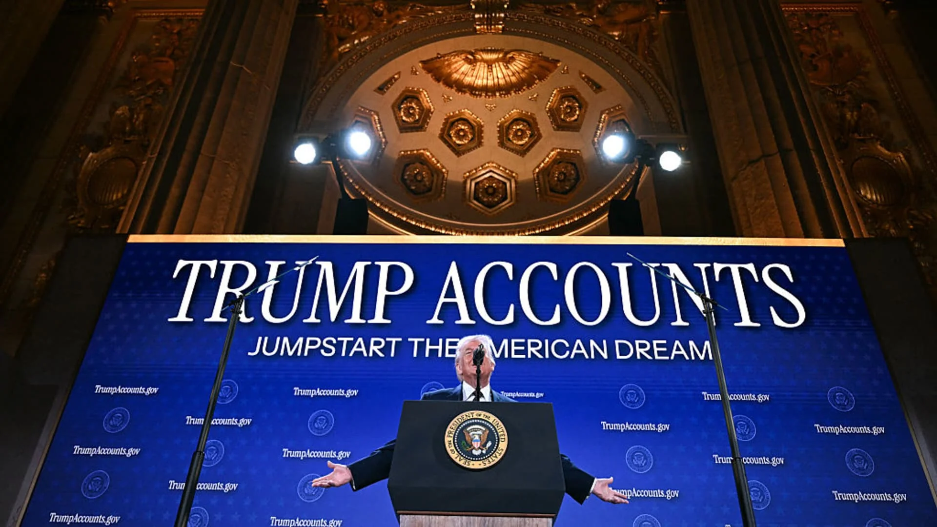 Article thumbnail for: Treasury: Trump accounts sign up about 3 million kids in early push