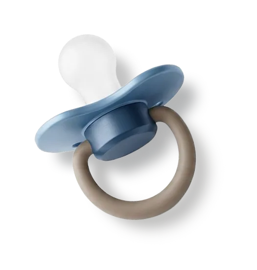 Pacifier with \$1,000 initial deposit badge